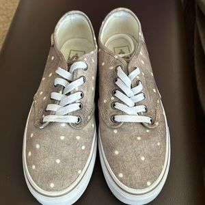 EUC Polka Dot vans Sz 9